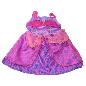 Girls' Princess Costume Dress with Jewel Detail Size 3T 4T See Measurements